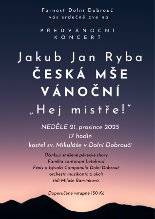 Jakub Jan Ryba – Česká mše vánoční „Hej Mistře!“